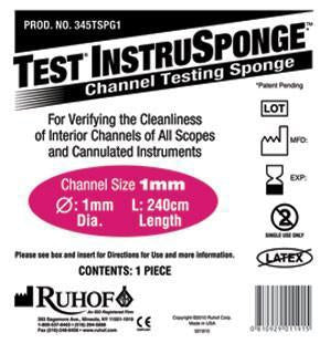 Test InstruSponge - Channel Cleaning Verification Sponge - 345TSPG1
