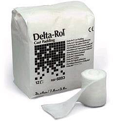BSN Medical Delta-Rol Cast Padding Undercast 6 Inch X 4 Yard Acrylic NonSterile - 6886