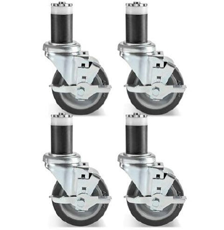 Uline CASTER SET, S/STL F/WORKPLACE TABLE (4EA/ST) - H-5746