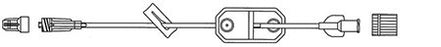 McKesson - Extension Set 9 Inch Tubing Without Ports 3 mL Priming Volume DEHP-Free - MS421