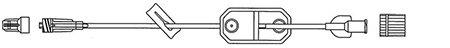 McKesson - Extension Set 9 Inch Tubing Without Ports 3 mL Priming Volume DEHP-Free - MS421