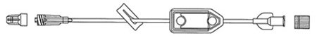 McKesson - Extension Set 10 Inch Tubing Without Ports 3.4 mL Priming Volume DEHP-Free - MS422