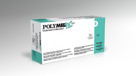 Ventyv Polymed TLC Exam Glove Small NonSterile Latex Standard Cuff Length Fully Textured White Not Chemo Approved - 10119102