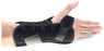 Fabrication Enterprises Wrist Support Volar / Dorsal Stay Suede Left Wrist Black Medium - 75-0076L