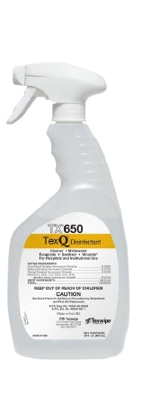TexQ - Surface Disinfectant Cleaner Quaternary Based Pump Spray Liquid 22 oz. Bottle Unscented Sterile - Texwipe - TX650