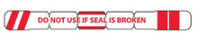 Winfield Laboratories SEAL, SYRINGE DO NOT USE IF SEAL IS BROKEN RED/WHT (1100/BX) - 80-800