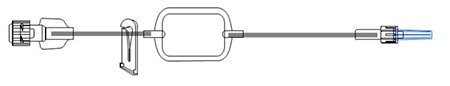 Mckesson Brand Extension Set Mckesson 8 Inch Tubing Without Ports 0.46 Ml Priming Volume - MS112