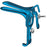 Sklar Blue - Electrosurgical Vaginal Speculum Freeway-Graves NonSterile OR Grade Coated Stainless Steel Medium Double Blade Duckbill with DSE Loop Reusable Without Light Source Capability - 91-5159