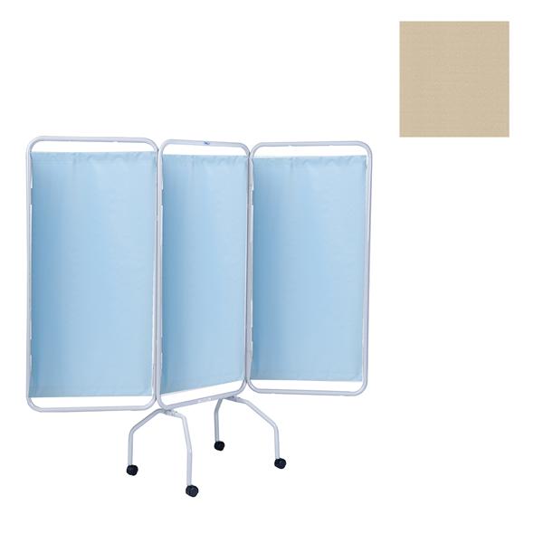 Winco Mfg, Screen Privacy Steel 69X82 3 Panel Fawn Ea - 3139-91