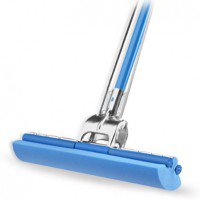 Roll-O-Matic - Cleanroom Wet Mop Pad Blue Foam Disposable - 6214R
