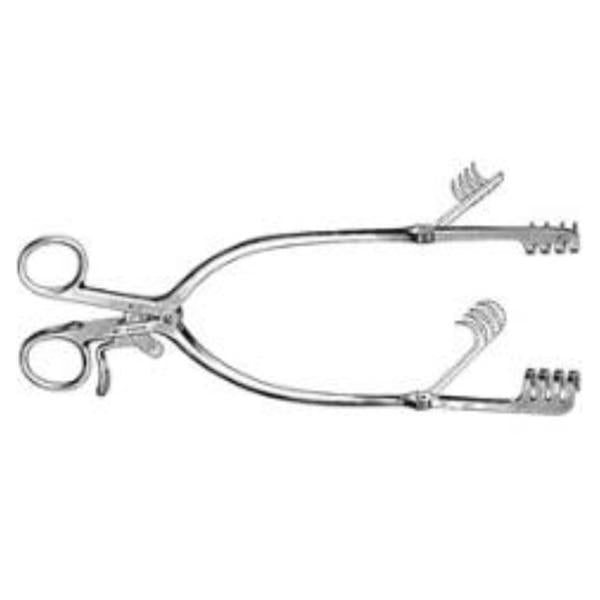 Miltex-Integra Retractor Beckman 12-1/2" Sharp Ea - 11-684