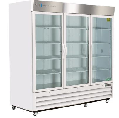 Horizon Scientific Inc ABS Upright Refrigerator Chromatography 72 cu.ft 3 Glass Doors Cycle Defrost - ABT-HC-CS-72