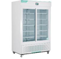 Nor-Lake Inc Norlake Scientific White Diamond Series Upright Refrigerator Laboratory Use 47 cu.ft. 2 Glass Doors Cycle Defrost - NSWDR472WWG/0