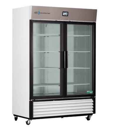 Horizon Scientific Inc ABS Upright Refrigerator Chromatography 49 cu.ft. 2 Glass Doors Cycle Defrost - ABT-HC-49C-TS