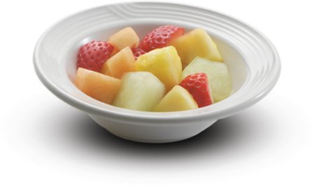 Culinary Depot Fruit Bowl Dinex White Reusable China 5-3/4 Inch Diameter - DX5CFNB02