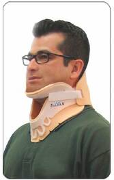 Sierra Universal Collar - Rigid Cervical Collar Preformed Adult One Size Fits Most Two-Piece / Trachea Opening 13 to 21 Inch Neck Circumference - 983125