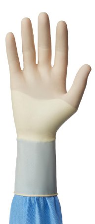 SensiCare PI - Surgical Glove Size 7.5 Sterile Pair Polyisoprene Extended Cuff Length Smooth Cream Not Chemo Approved - Medline - MSG9075