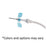 Nipro Medical Corp Av Fistula Needle Safetouch Ii Rotating Hub Twinpack 17Gx1" 250/Ca - FS+172530TPR