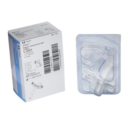 Shiley - Tracheostomy Tube Extra Long with TaperGaurd Size 5 Uncuffed - 5.0PEF