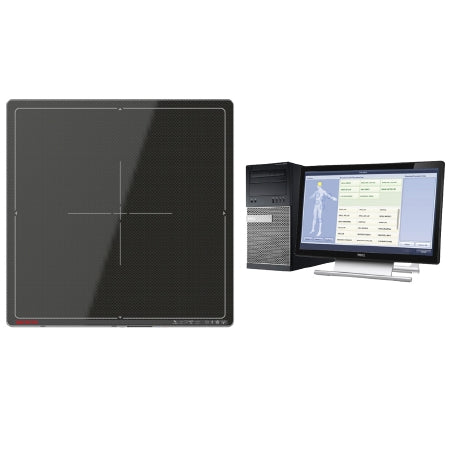 Rayence C-Series - DR Imaging Wireless Upgrade Package Wireless Cesium Panel 17 X 17 Inch 7.7 lbs. Battery Operated For use With 24 Inch Dell Monitor - Rayence - S0000438-PKG
