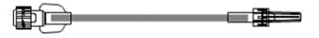 McKesson - Extension Set 3 Inch Tubing Without Ports 0.1 mL Priming Volume - MS431