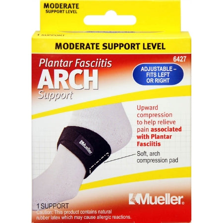 Mueller - Arch Support One Size Fits Most Hook and Loop Strap Closure Left or Right Foot - 6427