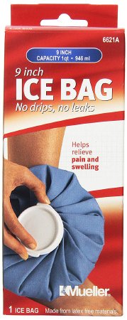 Mueller Sports Medicine - English Style Ice Bag General Purpose One Size Fits Most 9 Inch Diameter Fabric / TPU Reusable - 6621A