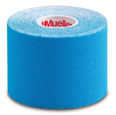 Mueller Sports Medicine - Kinesiology Tape Pre-Cut Adhesive 2 Inch X 5 Yard Blue NonSterile - 6837-1