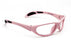 Wolf Cityliner - Radiation Protection Glasses Wraparound Clear Tint Glass Lens Pink Frame Over Ear One Size Fits Most - 14133-PK