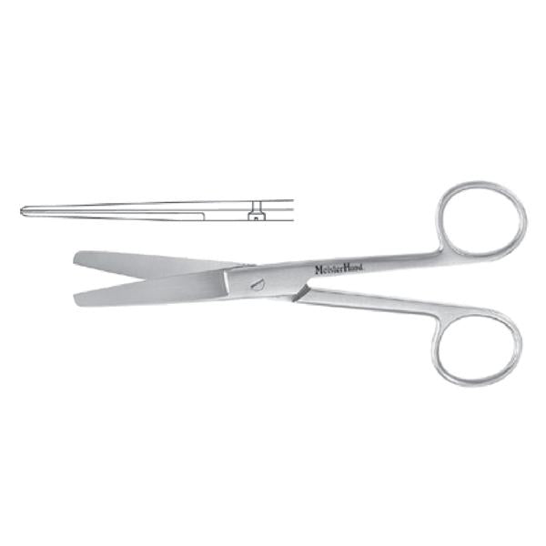 Miltex-Integra Scissors Operating Meister-Hand 5-1/2" Blunt/Blunt Straight Stainless Steel Ea - MH5-26
