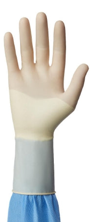 SensiCare PI - Surgical Glove Size 6.5 Sterile Pair Polyisoprene Extended Cuff Length Smooth Cream Not Chemo Approved - Medline - MSG9065