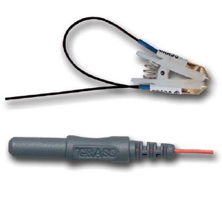 Natus Medical Electrode, Eeg Clip 10Mm Rusblw/48" Wire Gold (2/Pk) D/S - F-E34DG-48