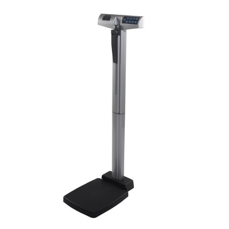 Health O Meter - Column Scale with Height Rod Digital Display 250 kg Capacity Gray Battery Operated - 500KGAD
