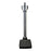 Health O Meter - Column Scale with Height Rod Digital Display 272 kg Capacity Gray AC Adapter / Battery Operated - 599KGHR