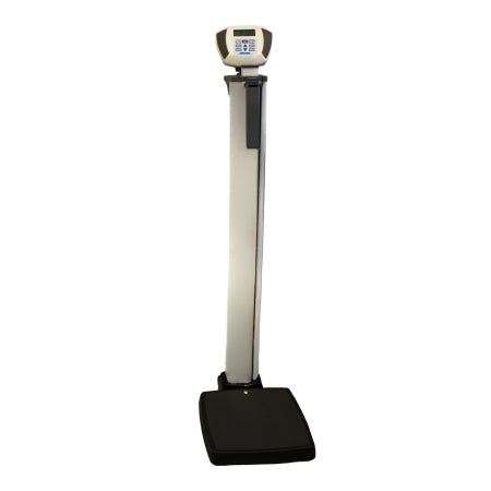 Health O Meter - Column Scale with Height Rod Digital Display 272 kg Capacity Gray AC Power - 600KG-BT