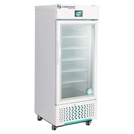 Corepoint Scientific White Diamond Series - Refrigerator Laboratory and Pharmacy Use 12 cu.ft. 1 Swing Glass Door Cycle Defrost - NSWDR121WWG/0