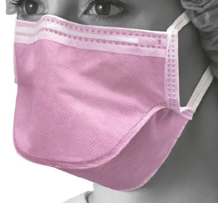 Medline - Procedure Mask Anti-fog Strip Chamber Tie Closure One Size Fits Most Purple NonSterile ASTM Level 3 Adult - NON27382FR