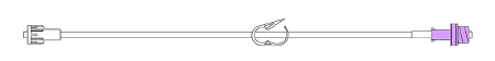 Mps Medical Extension Set, Infusion W/Slide Clamp,Bck Ck Vlv 45"(50/Bx) - EB-045-03