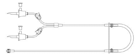 Mps Medical Tubing, Dual Lead Hi-Vol Pmp W/Vntd Spike & Ml Ll(40/Bx) - 17788HP3M