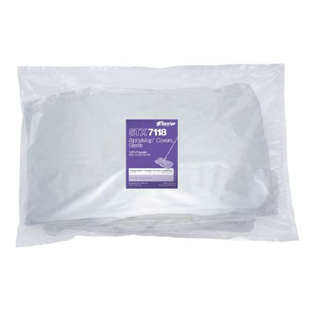Texwipe AlphaMop - Cleanroom Mop Head Cover / Pad Kit White Polyester / Foam Disposable - Texwipe - STX7118
