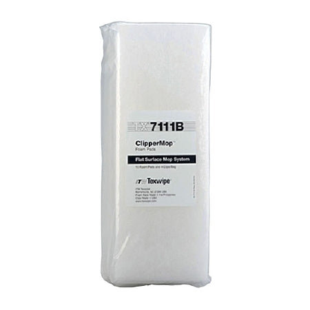 Texwipe ClipperMop - Cleanroom Mop Pad Kit White Foam Disposable - Texwipe - TX7111B