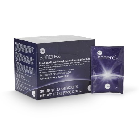 PKU sphere 20 - PKU Oral Supplement Vanilla Flavor 35 Gram Individual Packet Powder - 21124