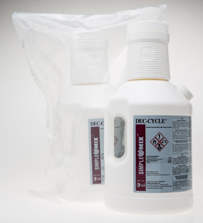DECON-CYCLE SimpleMix - Surface Disinfectant Cleaner Germicidal Manual Pour Liquid 1 gal. Bottle Alcohol Scent Sterile - DCY2-04-1/2Z