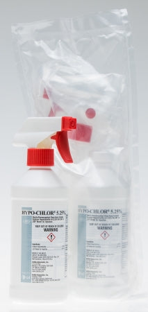 HYPO-CHLOR 5.25% - Surface Disinfectant Cleaner Germicidal Trigger Spray Liquid 16 oz. Bottle Chlorine Scent Sterile - Veltek Associates - SHC-16Z-5.25