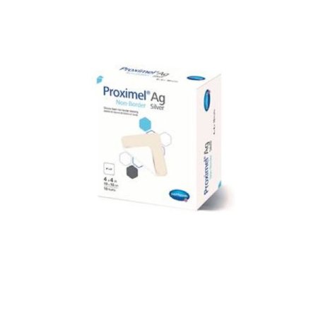 Proximel Ag Non-Border - Silver Foam Dressing 6 X 6 Inch Square Sterile - 15713118