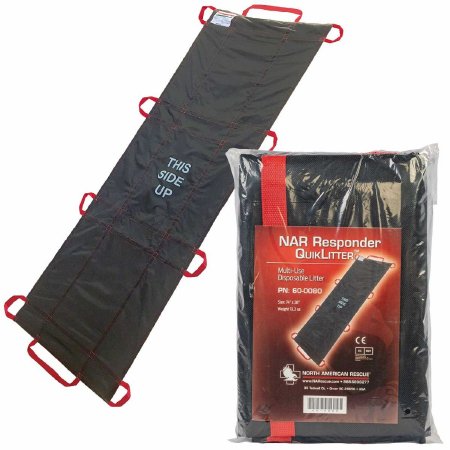 North American Rescue Litter, Responder Quiklitter Multi-Use Disp 74"X28" - 60-0080