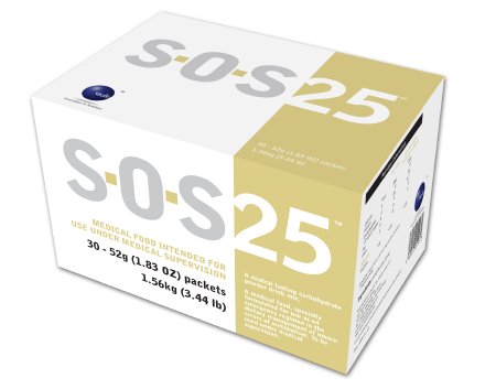 Vitaflo Usa Carborhydrate Oral Supplement S.O.S. 25 Neutral Flavor 52 Gram Individual Packet Powder - 52285
