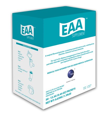 Vitaflo Usa Amino Acid Oral Supplement Eaa Tropical Flavor 12.5 Gram Individual Packet Powder - 54906