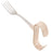 Vertical Palm Self-Handle Utensil - ADL Fork with Utensil Holder 1 X 2 X 4 Inch - '1322