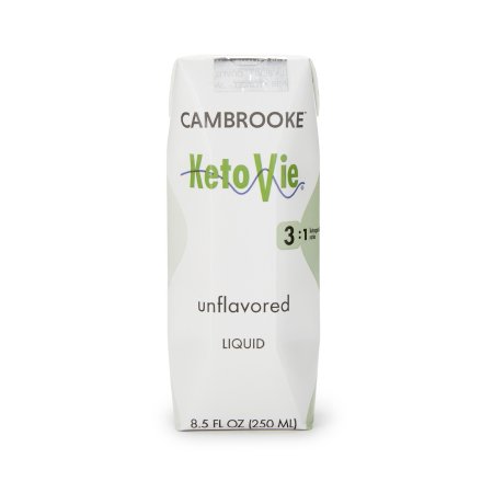 KetoVie 3:1 - Ketogenic Oral Supplement Unflavored 8.5 oz. Carton Ready to Use - 50403